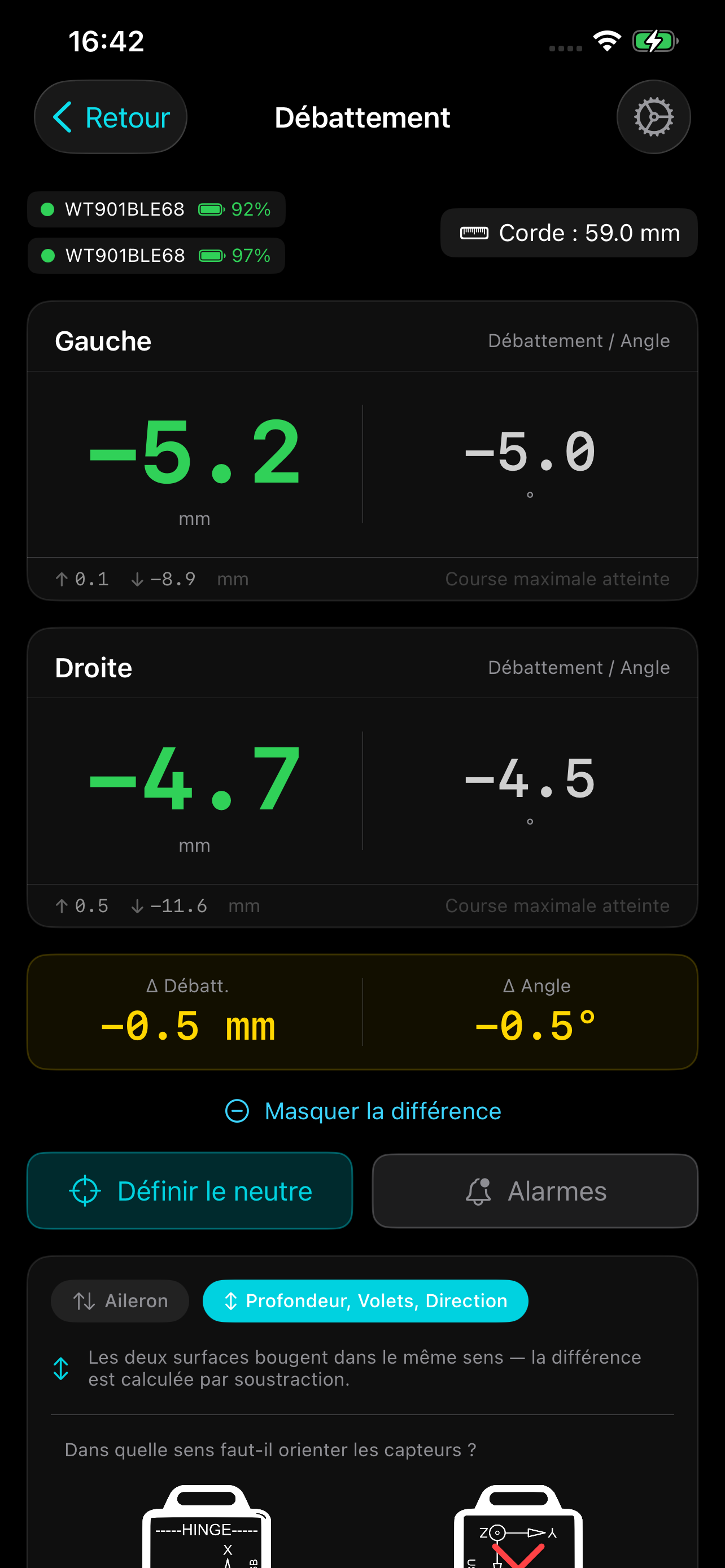 Throw Measurement